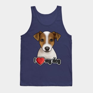 I love my dog - Jack Russell Terrier Tank Top